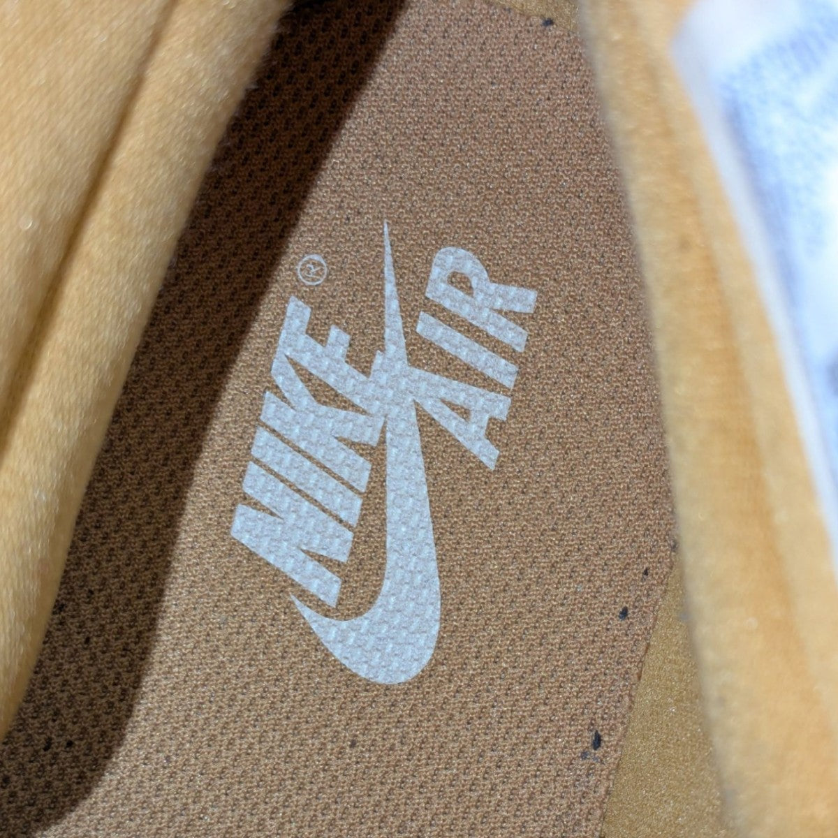 Air Jordan 1 Brooklyn Wheat Muslin ハイカットスニーカー