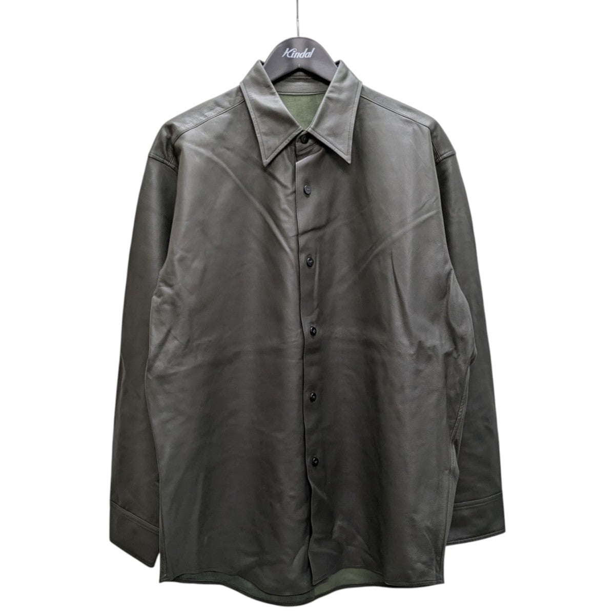 Cale(カル) Lamb leather ShirtラムレザーシャツC243L01B01