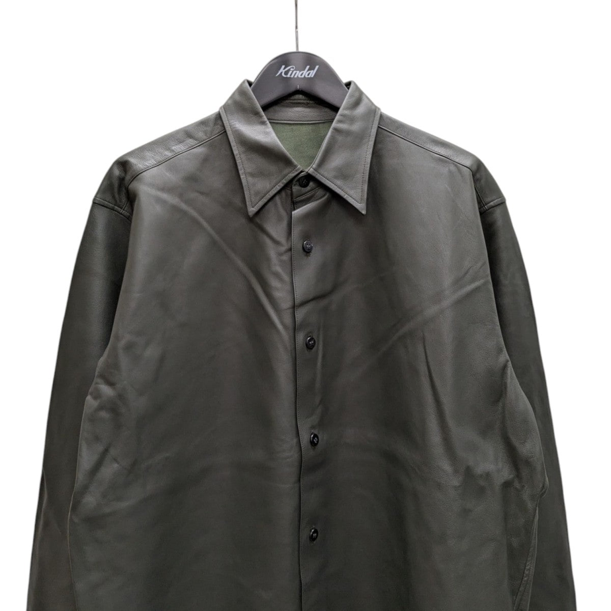 Cale(カル) Lamb leather ShirtラムレザーシャツC243L01B01