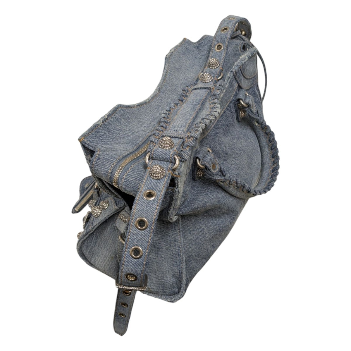 BALENCIAGA NEO CAGOLE SITY MEDIUM デニムネオルカゴールシティショルダーバッグ 古着・中古-6枚目のアイテム画像
