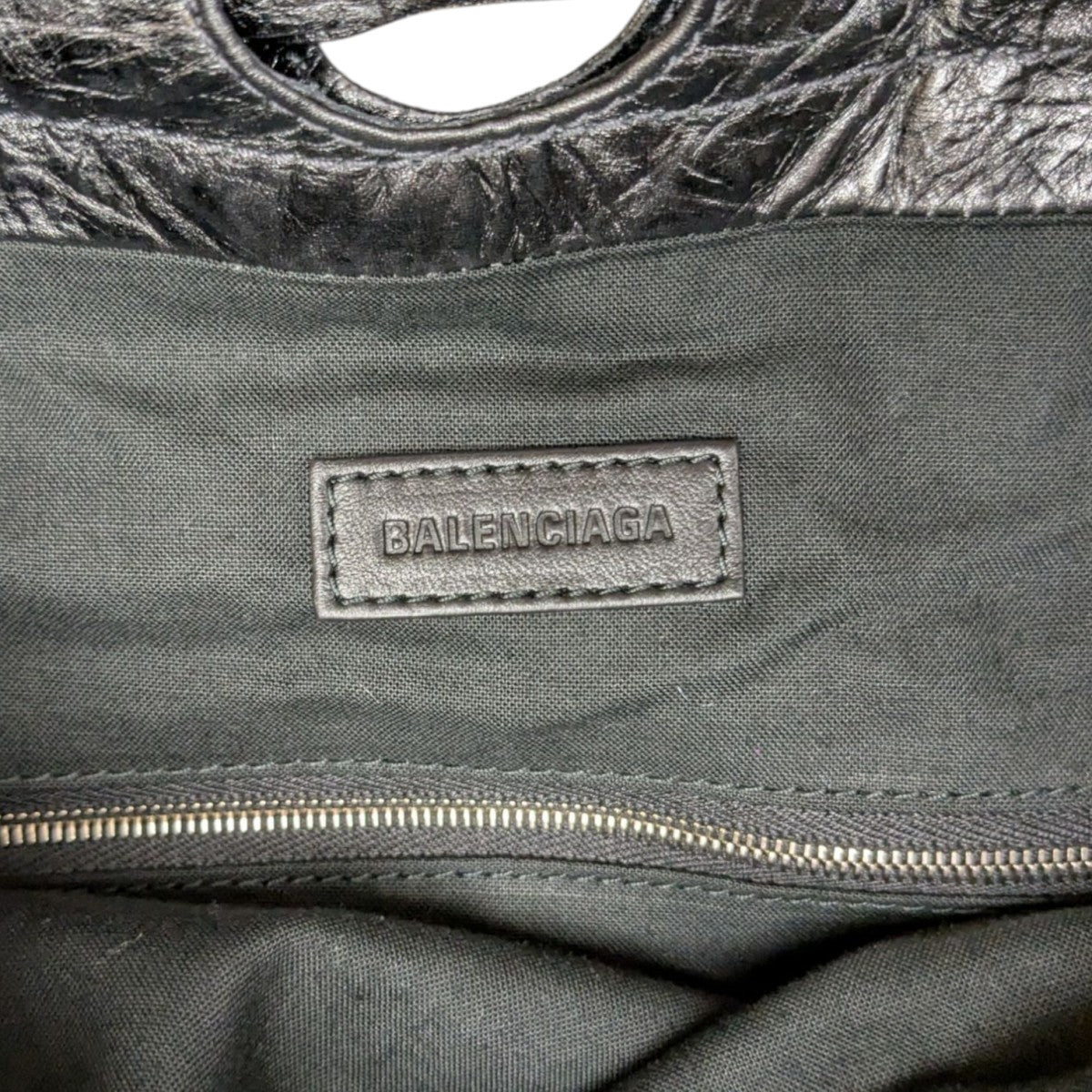 BALENCIAGA ミティアムクラッシュショルタハック 【関税込】 バレンシアガ クラッシュ ミディアム トートバック デニム