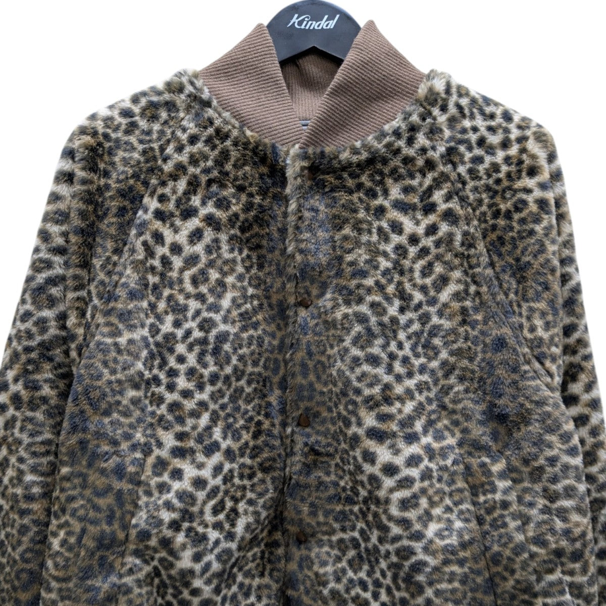 COUTURE D'ADAM(クチュールドアダム) Leopard Fur Stadium Jumper