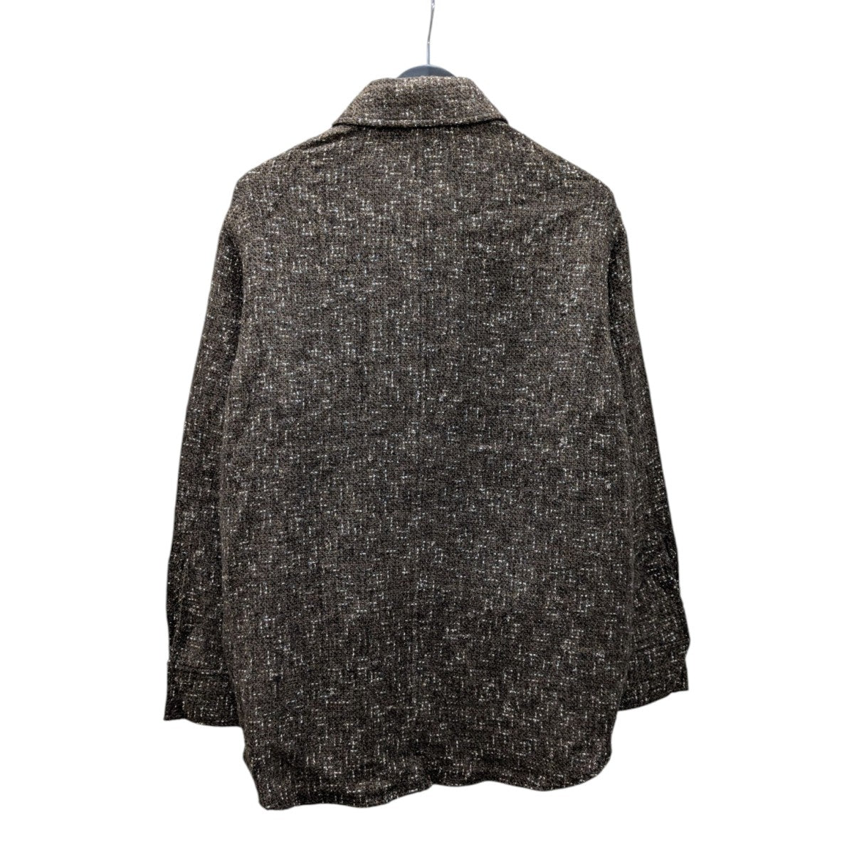 24AWHOMESPUN tweed zip blousonツイード長袖シャツA24AB03HT