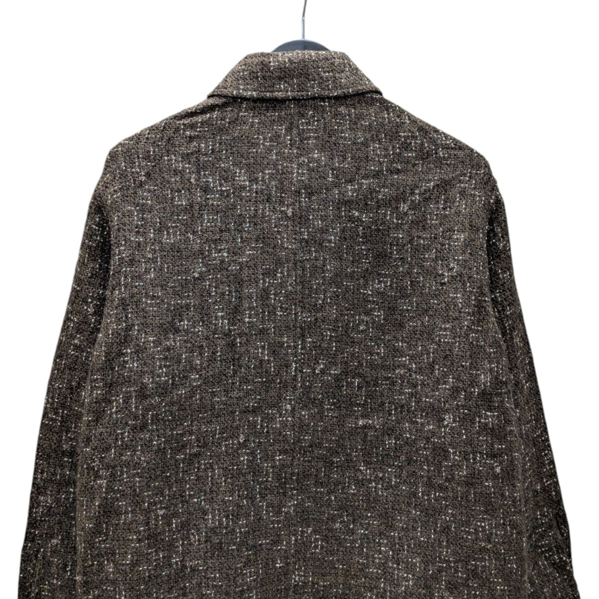 24AWHOMESPUN tweed zip blousonツイード長袖シャツA24AB03HT