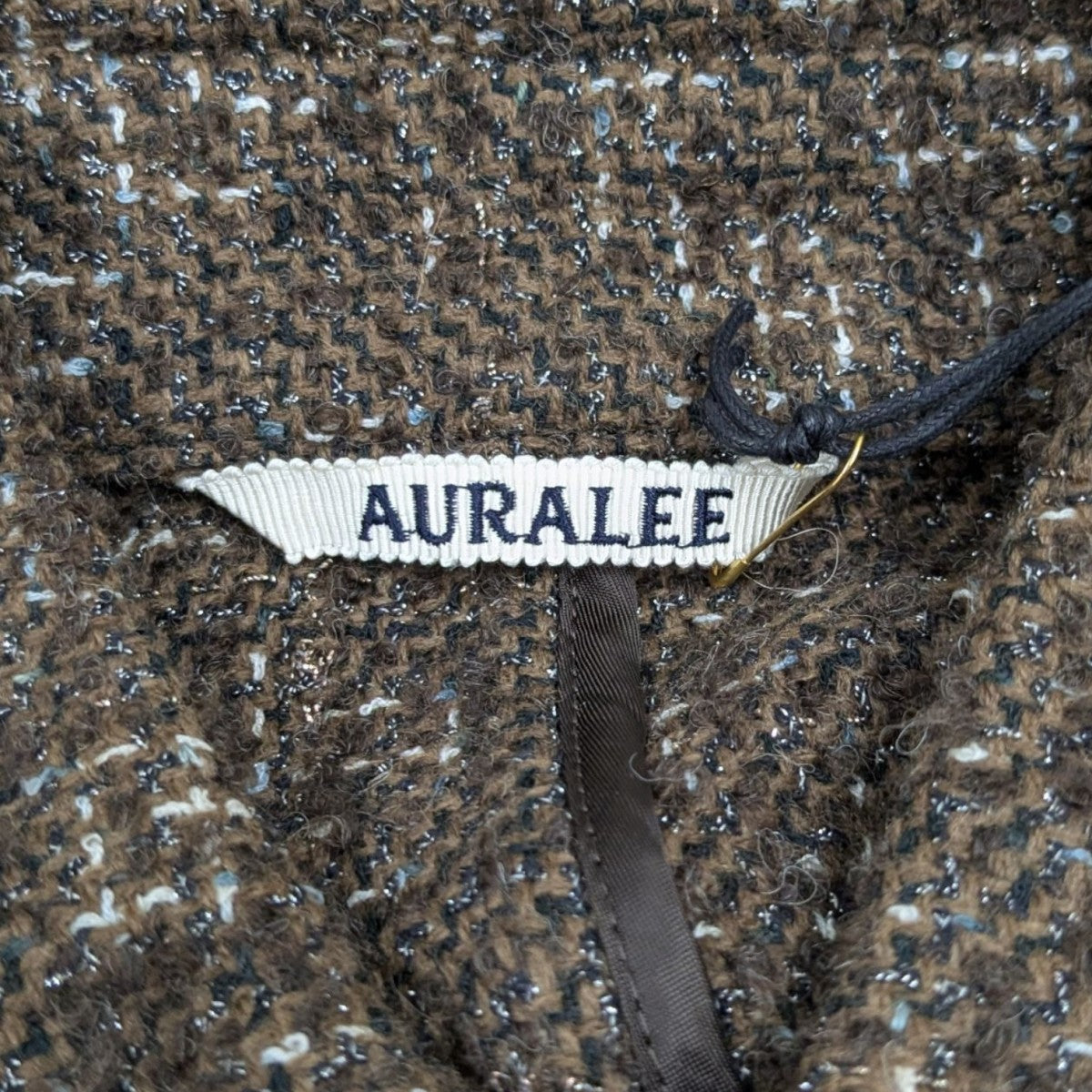 24AWHOMESPUN tweed zip blousonツイード長袖シャツA24AB03HT