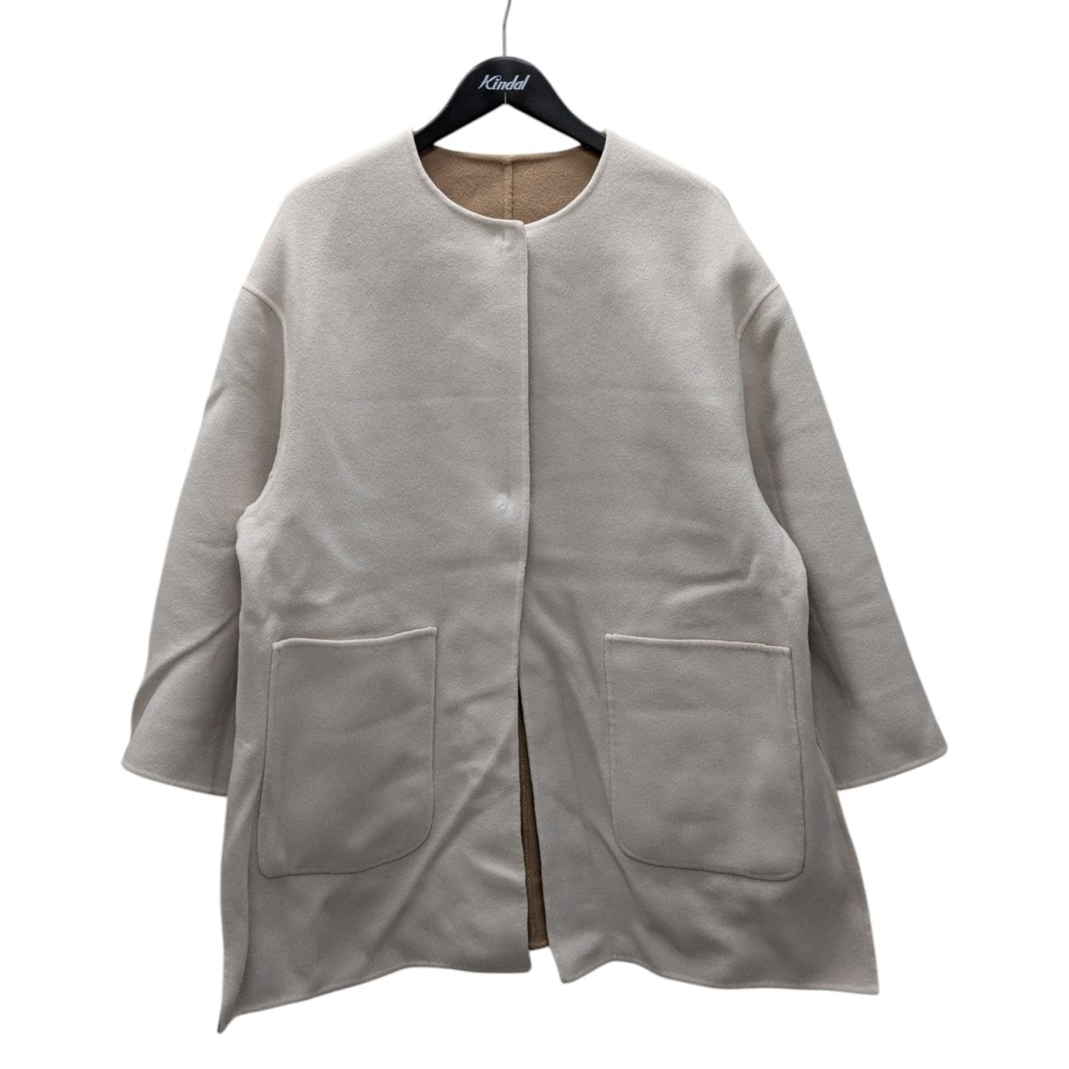 極美品✨️　ユナイテッドアローズ　バイカラー　リバーシブル　リバーコート　38 極美品✨ユナイテッドアローズ リバーコート リバーシブル バイ