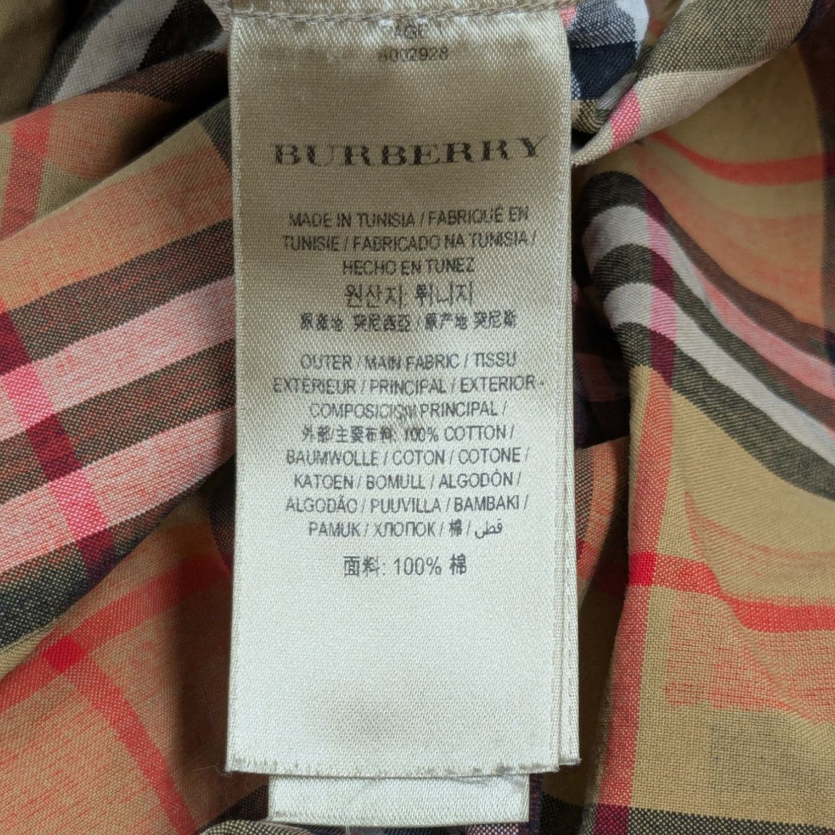 BURBERRY グラフィティヴィンテージチェックシャツ バーバリーノバチェック BURBERRY(バーバリー) グラフィティノバチェックシャツ 8002928