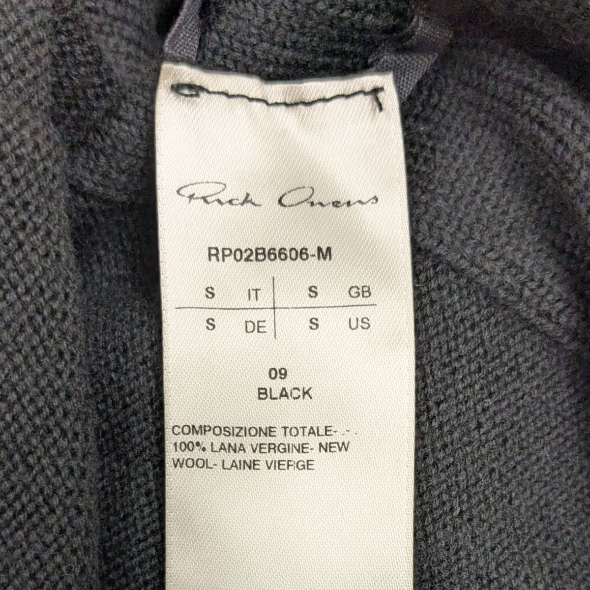 RICK OWENS(リックオウエンス) ピーターカーディガン RP02B6606