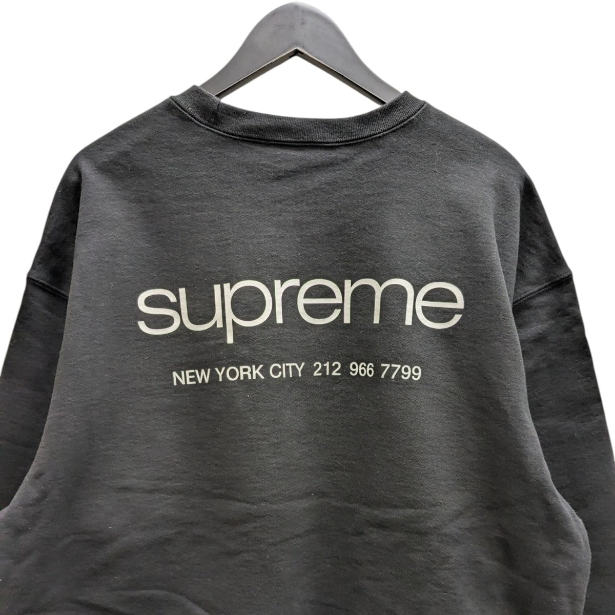Supreme new york city ブラック Supreme NYC Crewneck Black Men's - FW23 - US