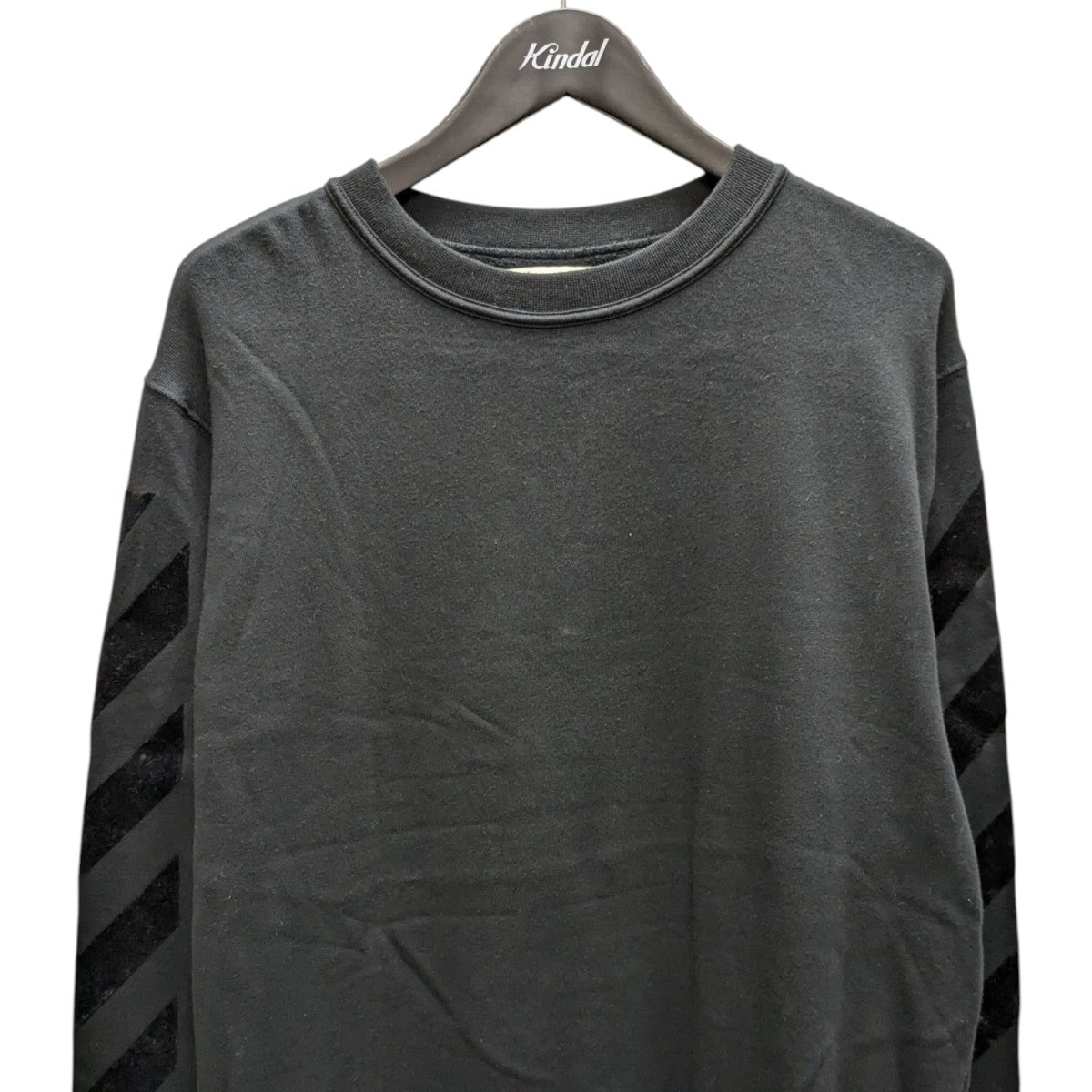 サイト 　Off-White ブラック スウェット off white オフホワイト OFF-WHITE トレーナー スウェット メンズ