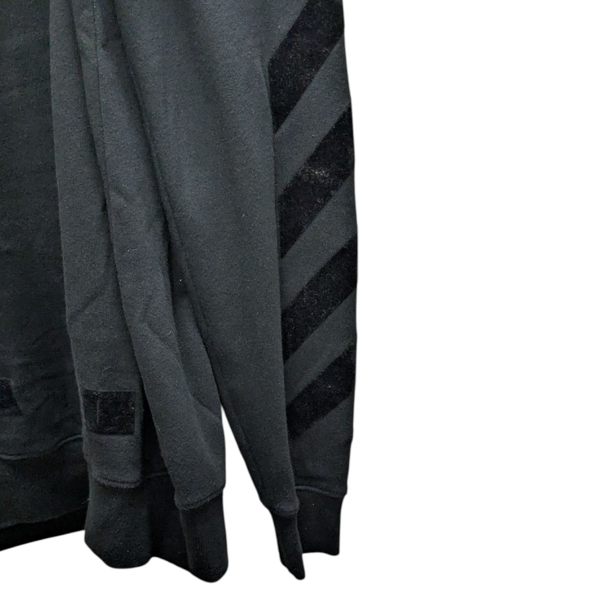 サイト 　Off-White ブラック スウェット off white オフホワイト OFF-WHITE トレーナー スウェット メンズ