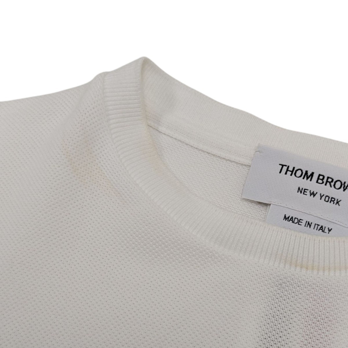 ★THOM BROWNE★トリミング ラグビー ストライプ 半袖Tシャツ MJS282A-J0199 | Thom Browne