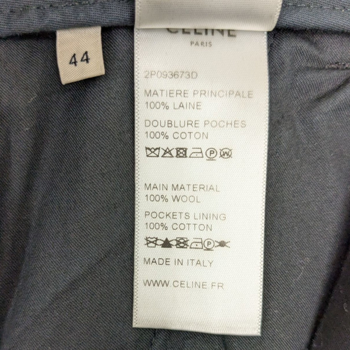 新品未着用【セリーヌ】ツープリーツパンツ 8020001241761_3.jpg?v=