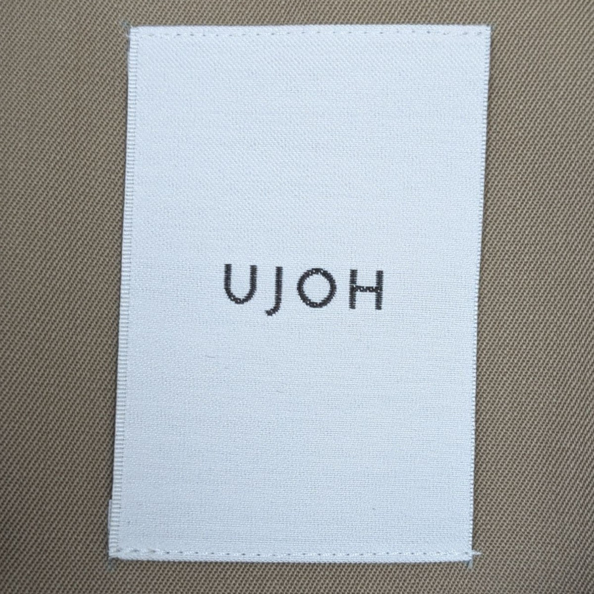 rejoice 　UJOH ウジョー　パンツ　ベージュ【M】　日本製 UJOH(ウジョー) ラップパンツ ブラウン サイズ 2｜【公式