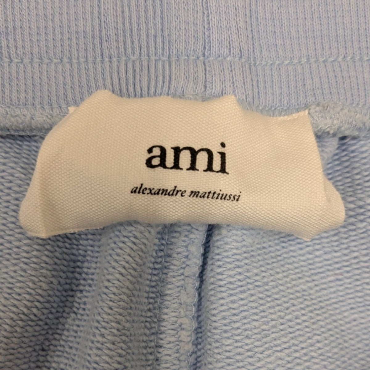AMI Alexandre Mattiussi ハートロゴスウェットハーフパンツ 古着・中古-6枚目のアイテム画像