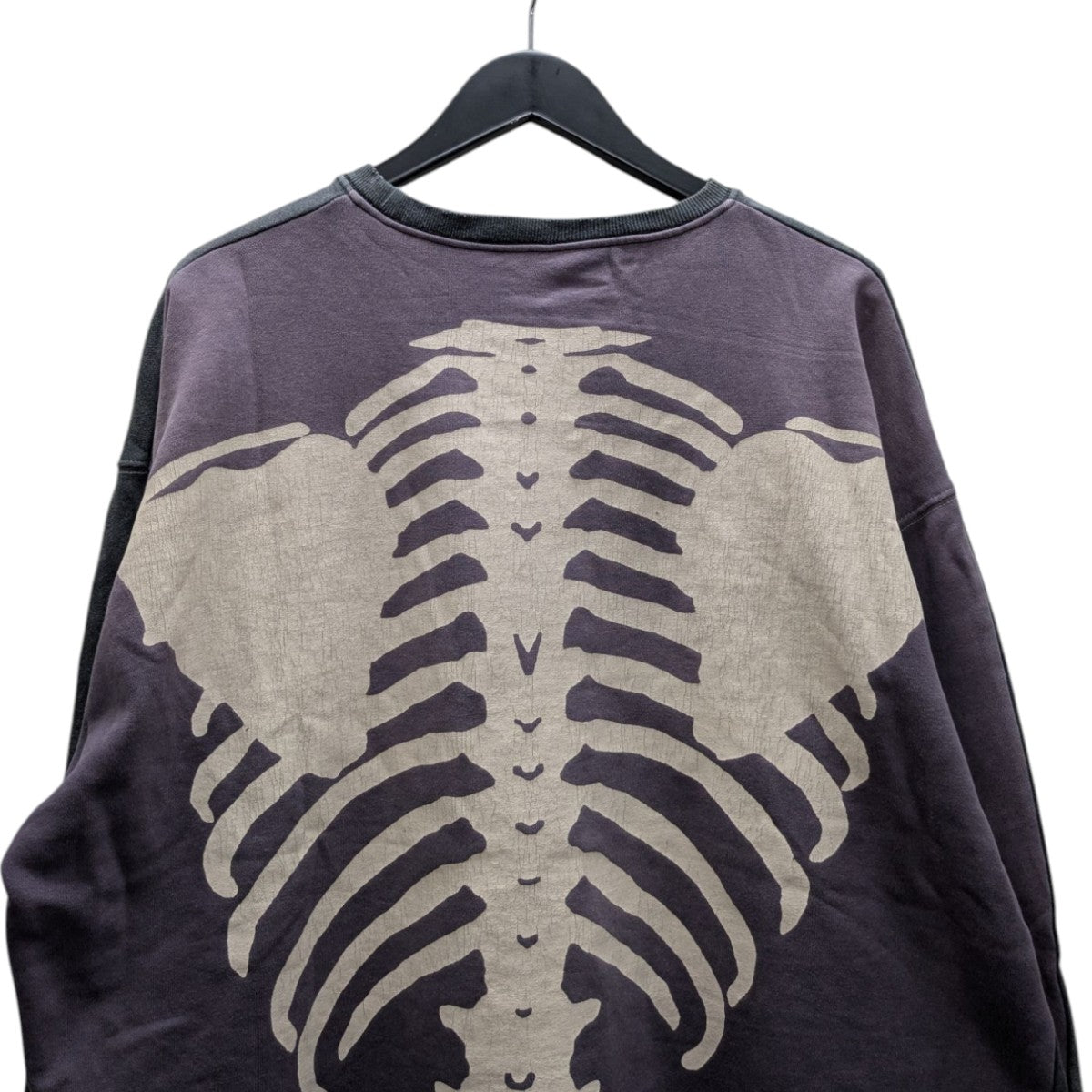 KAPITAL(キャピタル) TWO-TONE SKELETON CREWNECKボーン