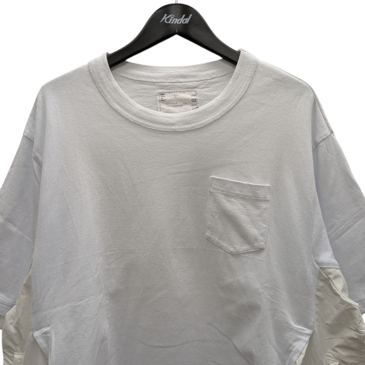 sacai(サカイ) ポケットTシャツ 23-03181M ホワイト サイズ 3