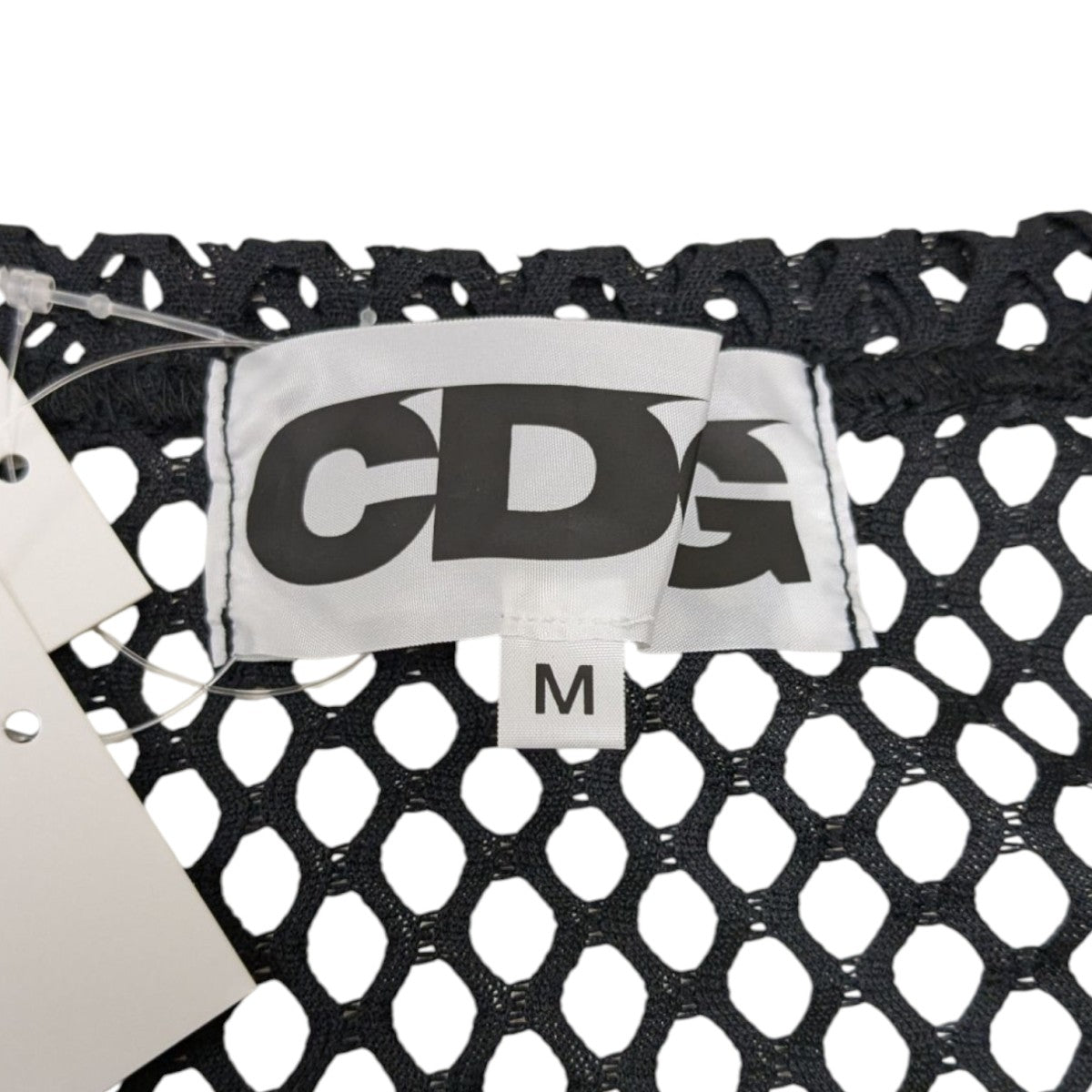 【美品】Comme des garcons cdg mesh メッシュ CDGコムデギャルソン メッシュ ビッグTシャツ-エアラインロゴ