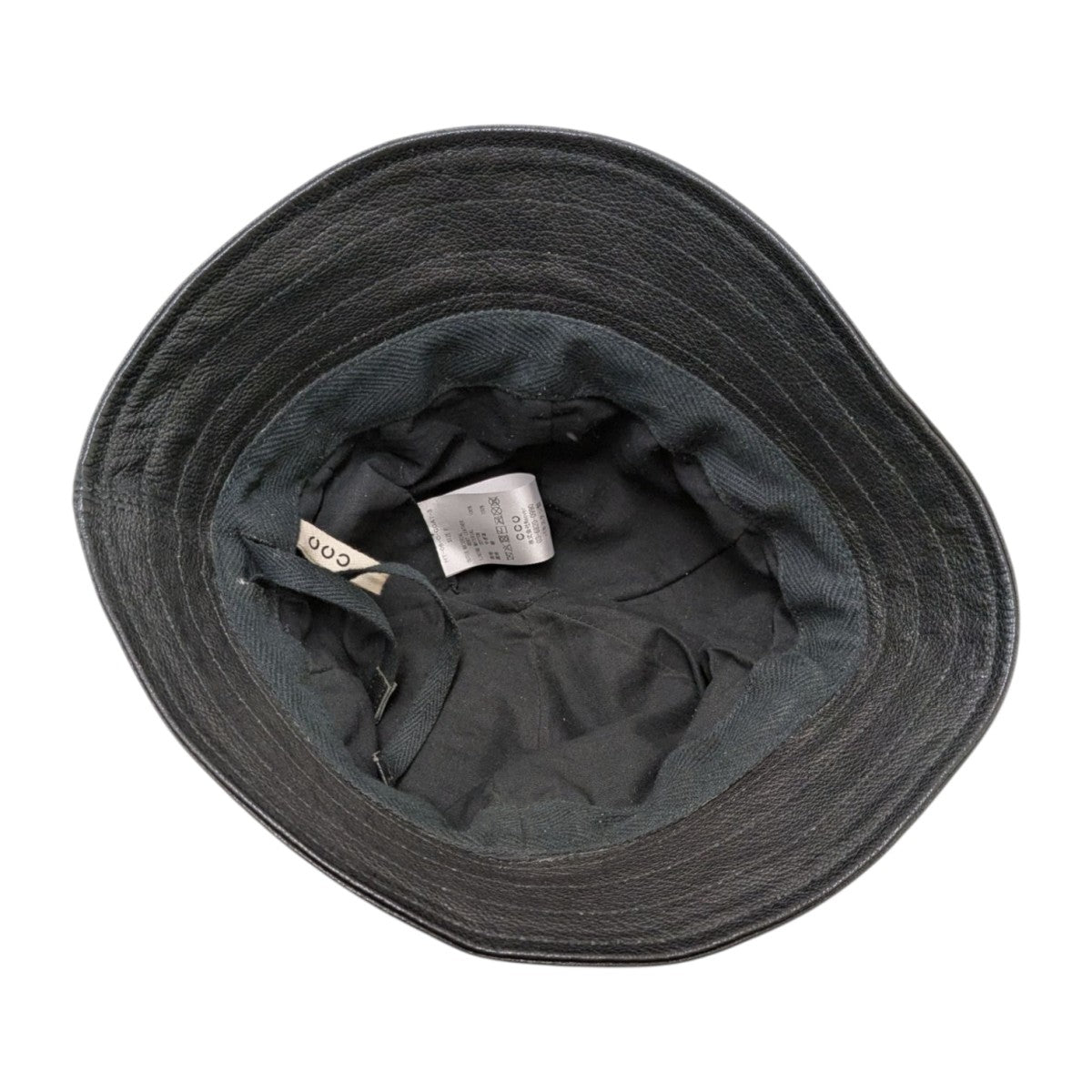 CCU(シーシーユー) SAILOR HAT ゴートレザーバケットハット HT-06-C