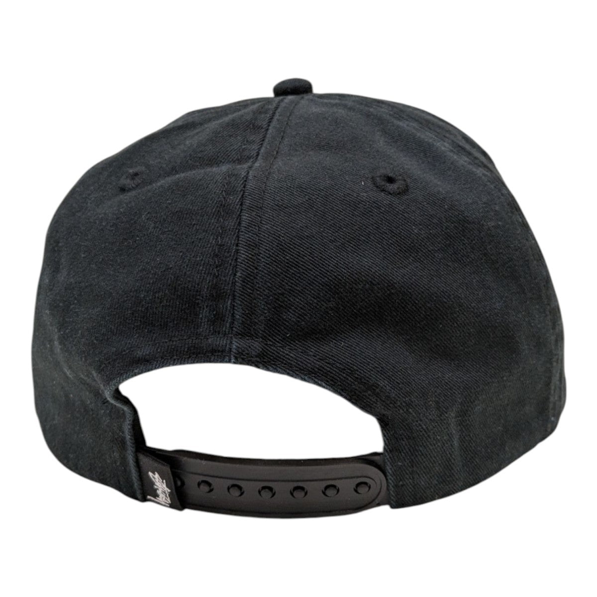 stussy(ステューシー) 25SSユーズド加工キャップ ブラック