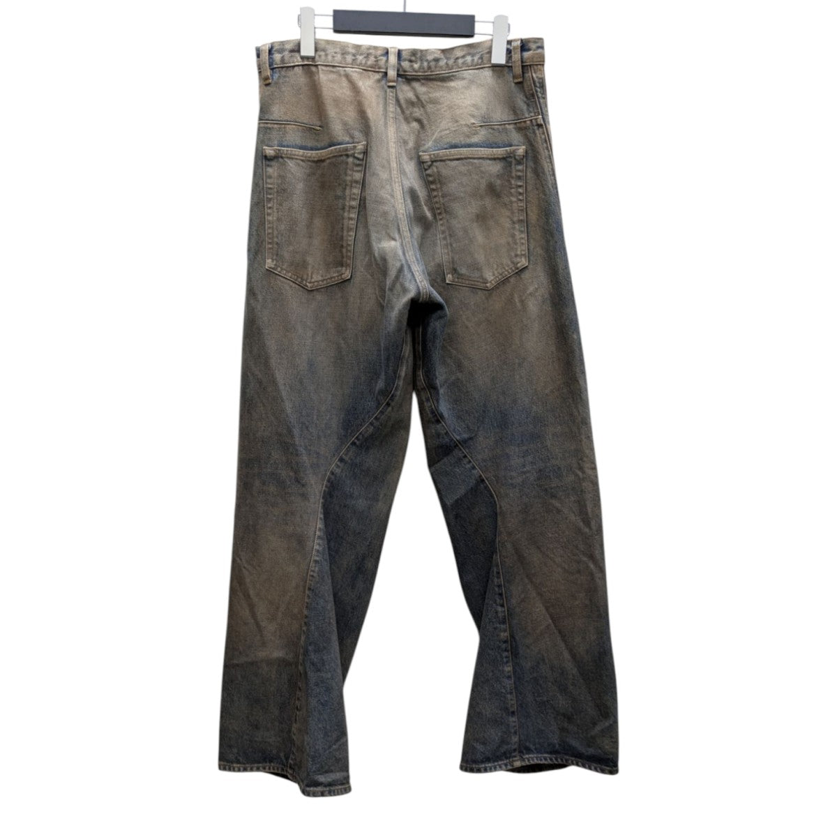 【安心発送】 NVRFRGT(ネバーフォーゲット) 3D Twisted Wide Leg Jeans デニム パンツ