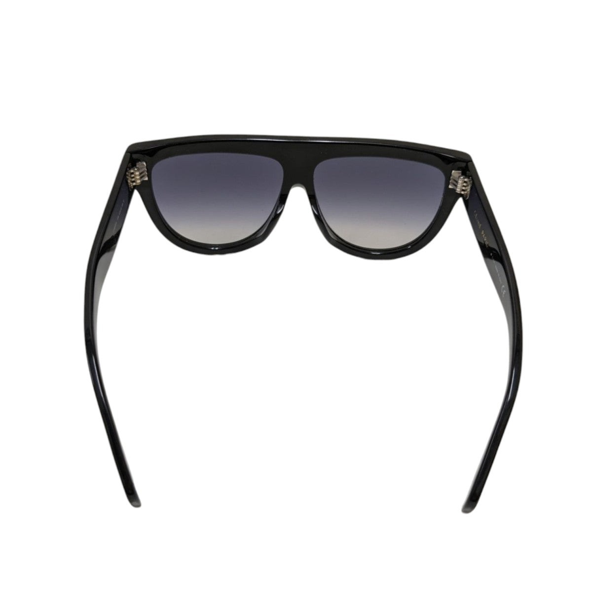 CELINE ブラックスクエアサングラス ゴールド金具 CELINE ブラックスクエアサングラス ゴールド金具 CELINE ブラック