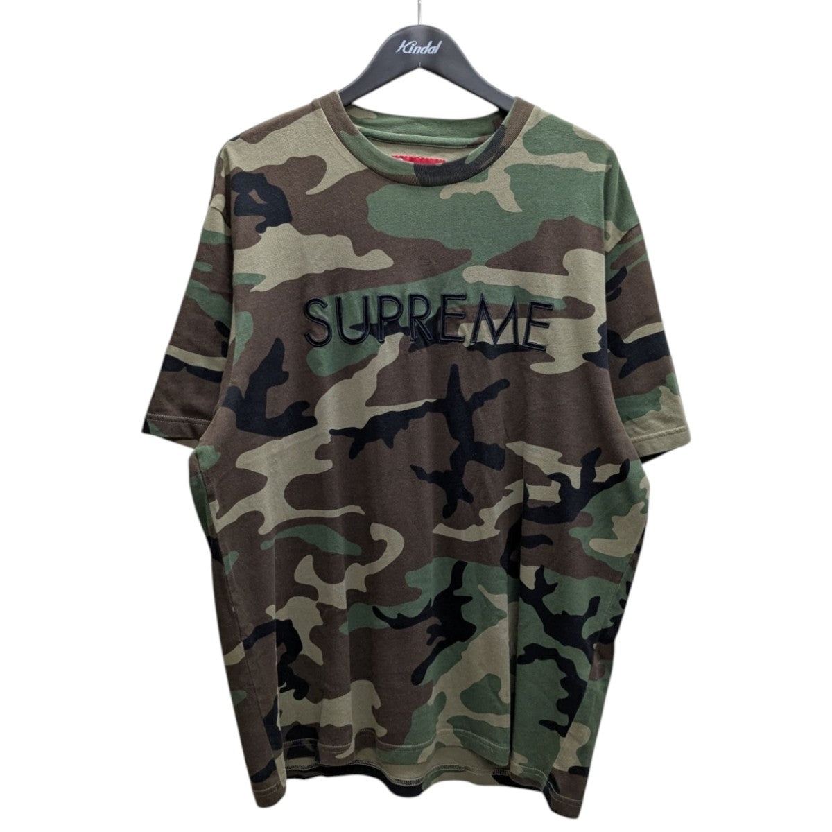 Capital S S Top Woodland camoカモ フロントロゴTシャツ