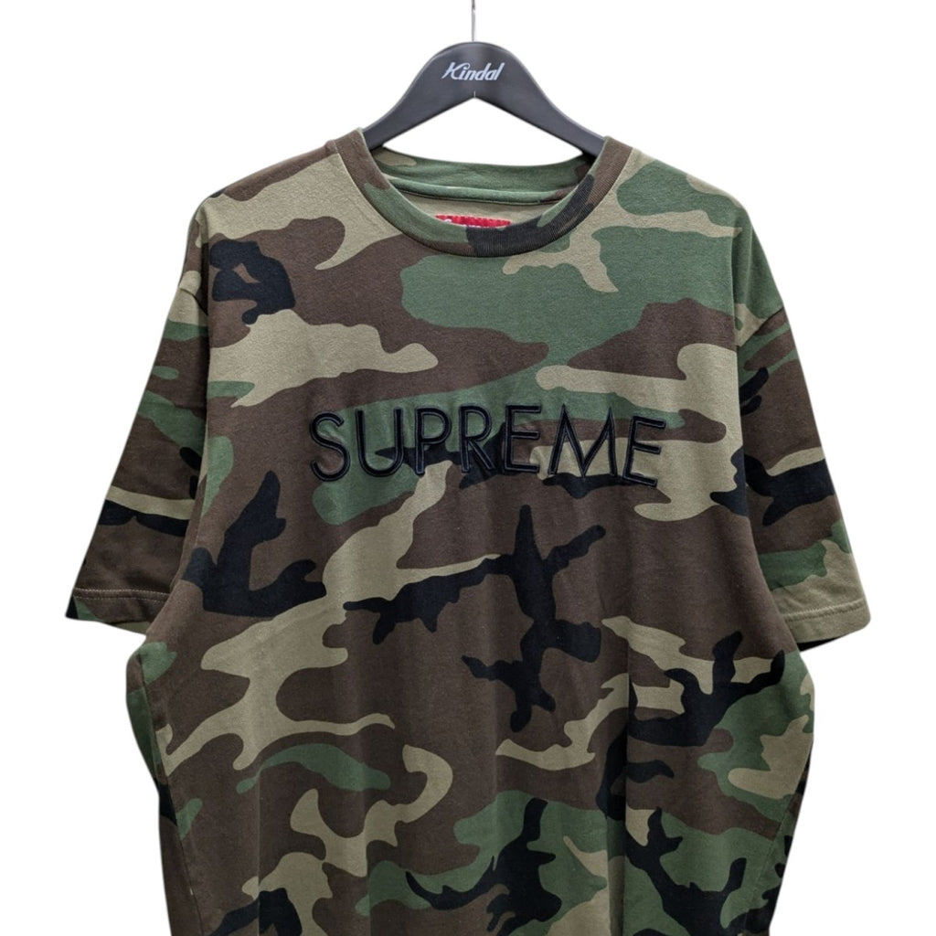Supreme(シュプリーム) Capital S S Top Woodland camoカモ フロント 