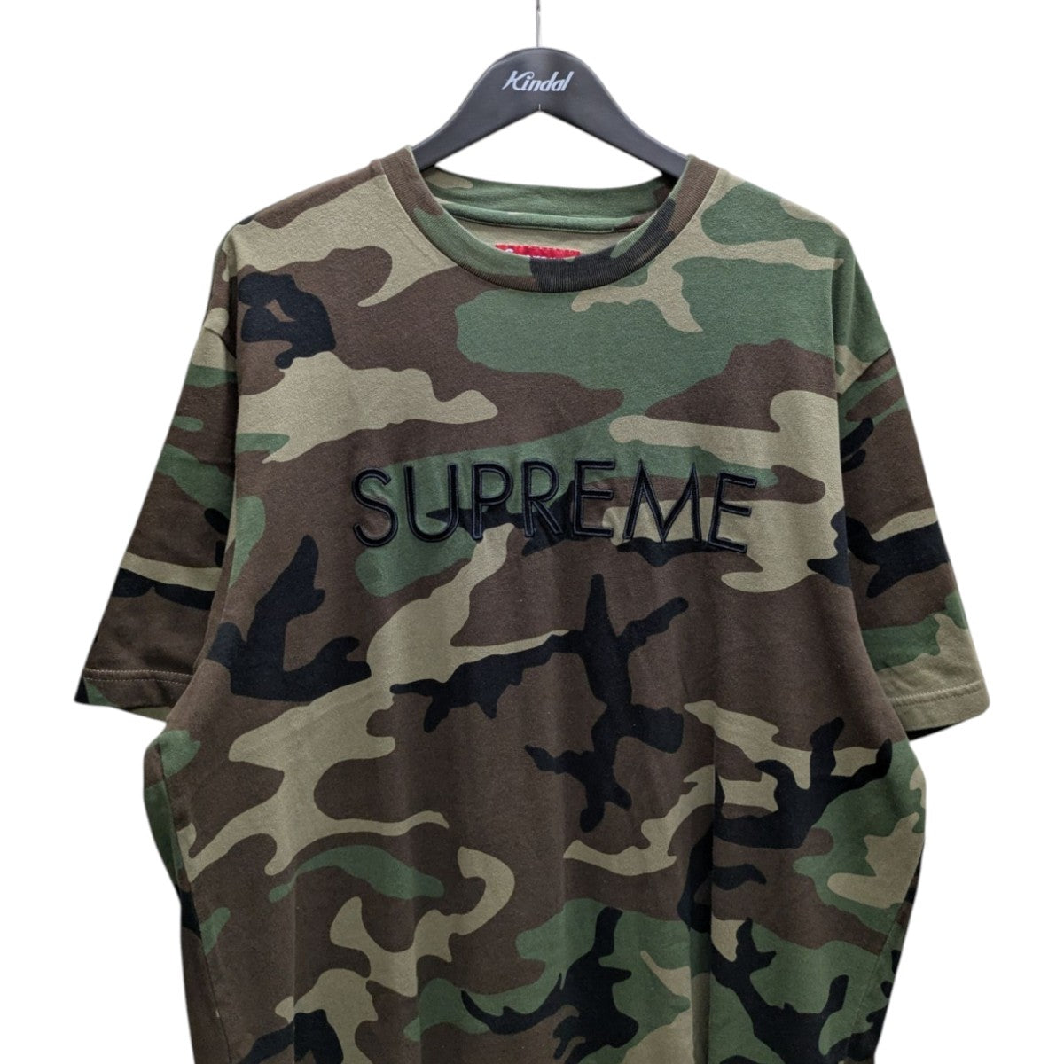 Capital S S Top Woodland camoカモ フロントロゴTシャツ