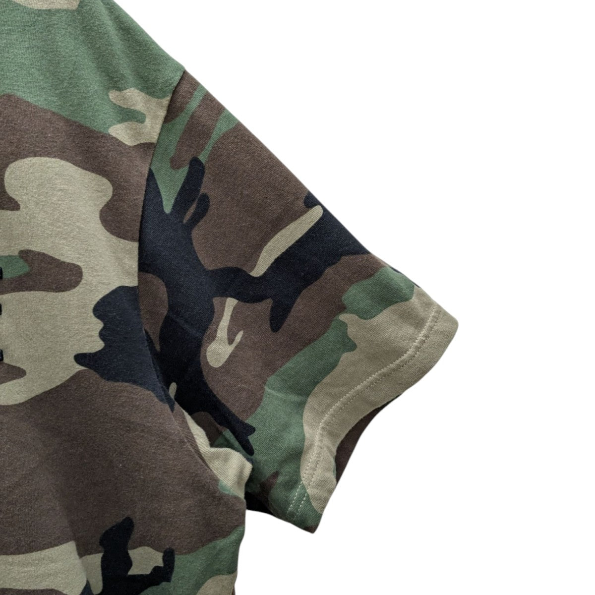 Capital S S Top Woodland camoカモ フロントロゴTシャツ