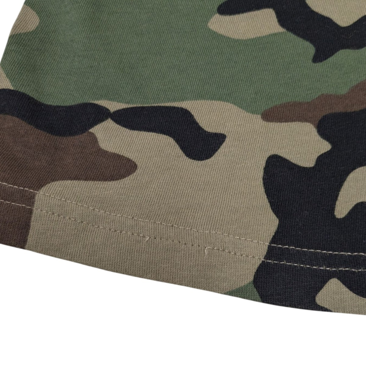 Capital S S Top Woodland camoカモ フロントロゴTシャツ