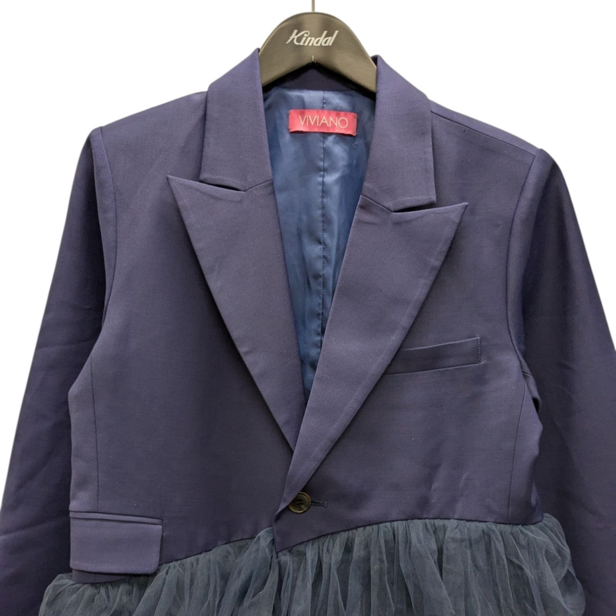 VIVIANO ジャケット 新品タグ付き 刺繍入りセーラージャケット vv ヴィヴィアーノ VIVIANO Sailor Collar Cropped Bomber