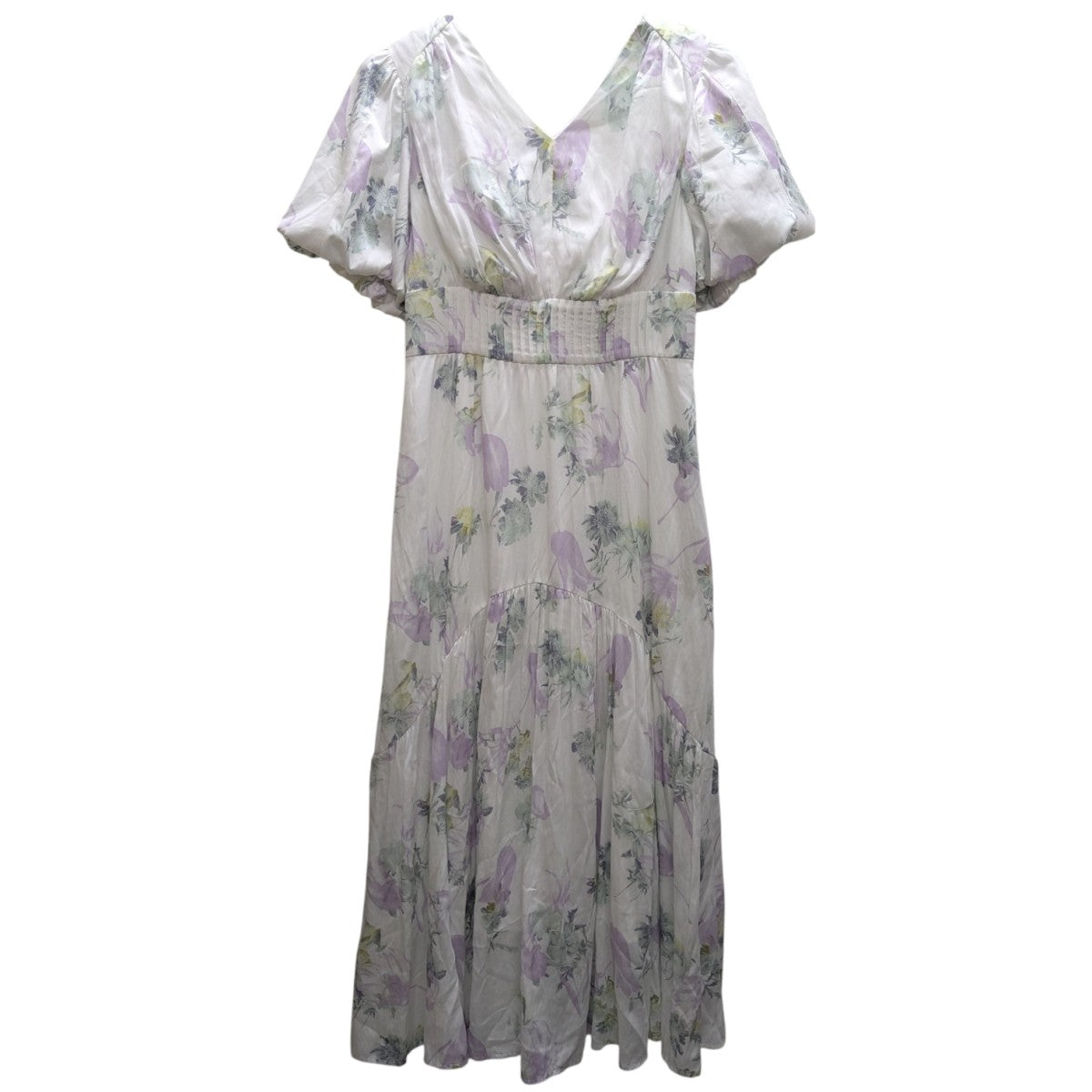 フリンジジャガードティアードワンピース