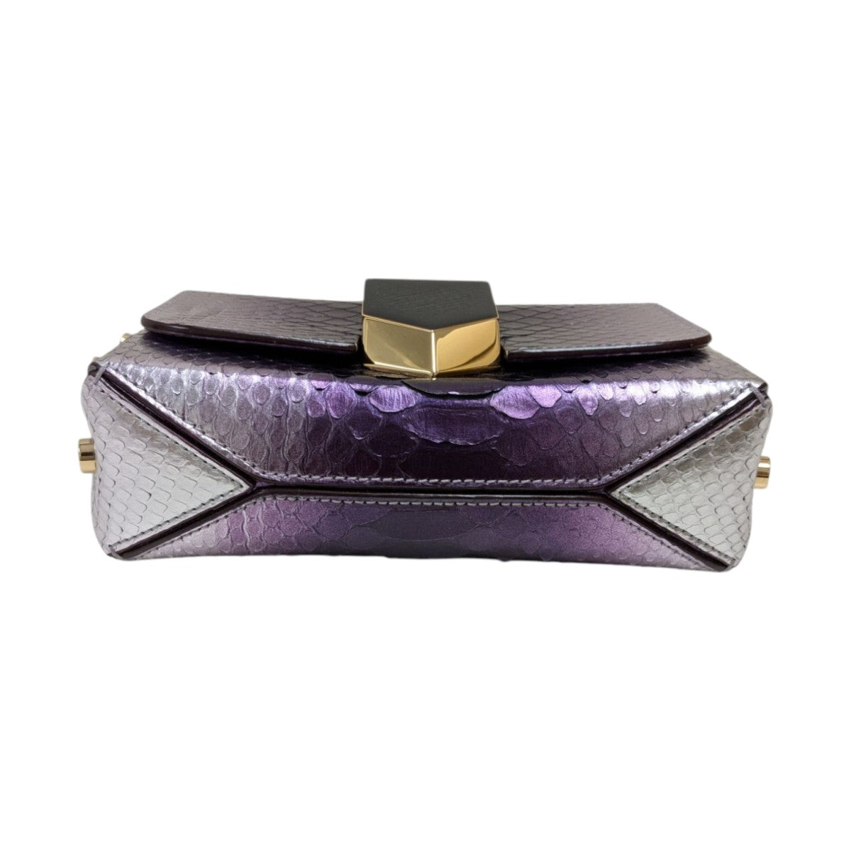 JIMMY CHOO Lockettパイソンショルダーバッグ 古着・中古-5枚目のアイテム画像