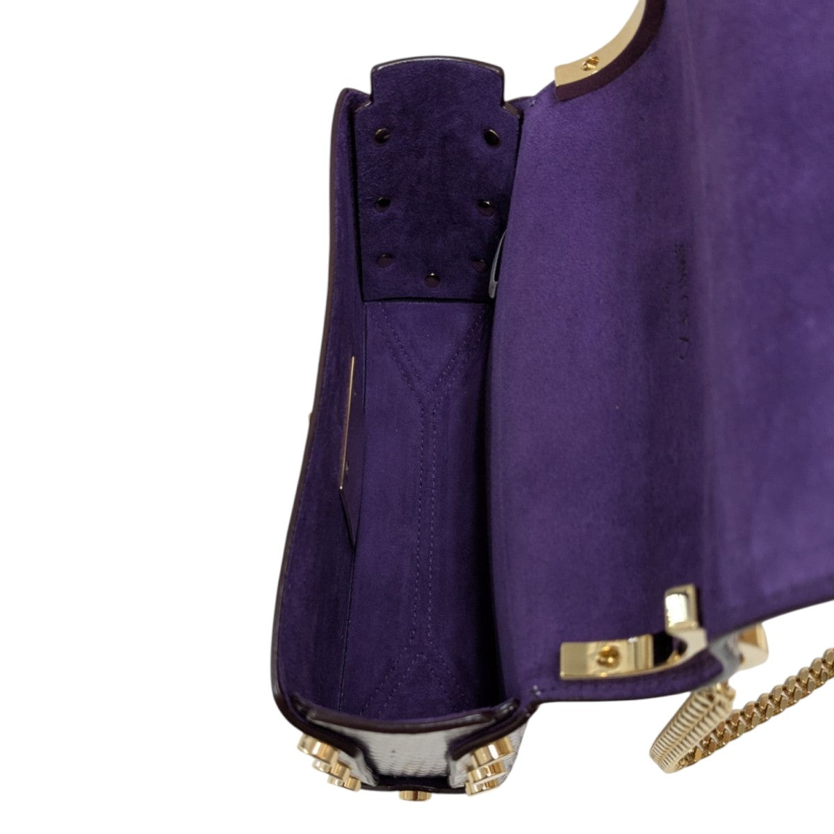 JIMMY CHOO Lockettパイソンショルダーバッグ 古着・中古-8枚目のアイテム画像
