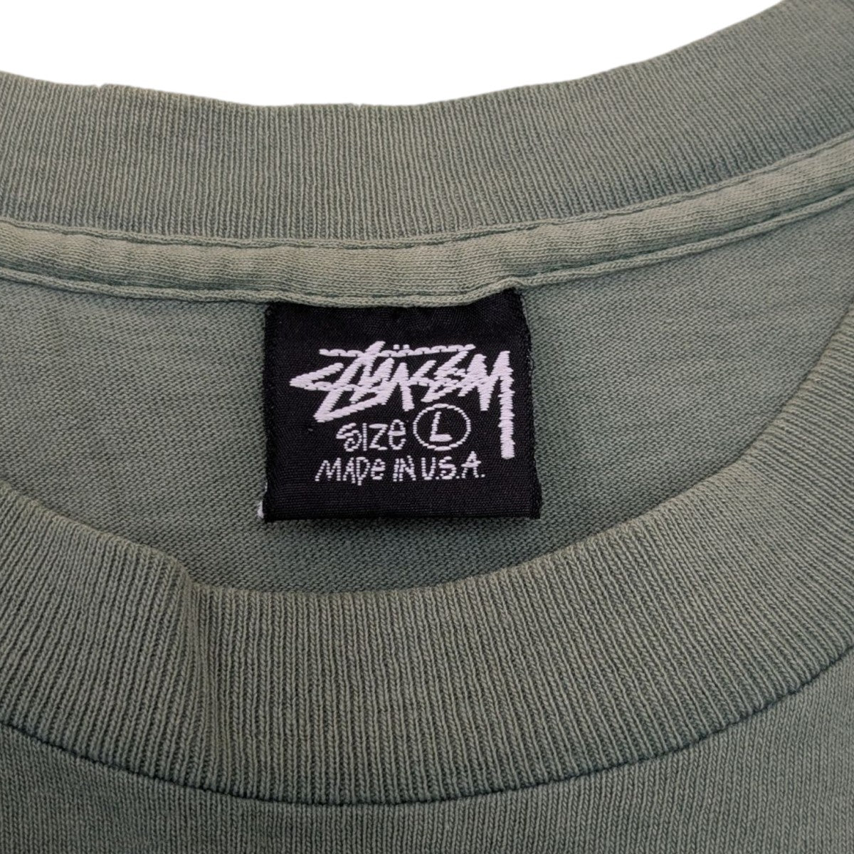STUSSY◆Tシャツ/S/コットン/GRN 210.jpg