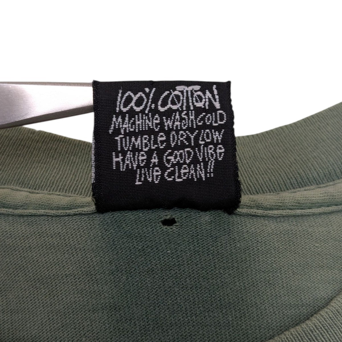 stussy(ステューシー) OLD80s 刺繍Tシャツ グリーン サイズ L