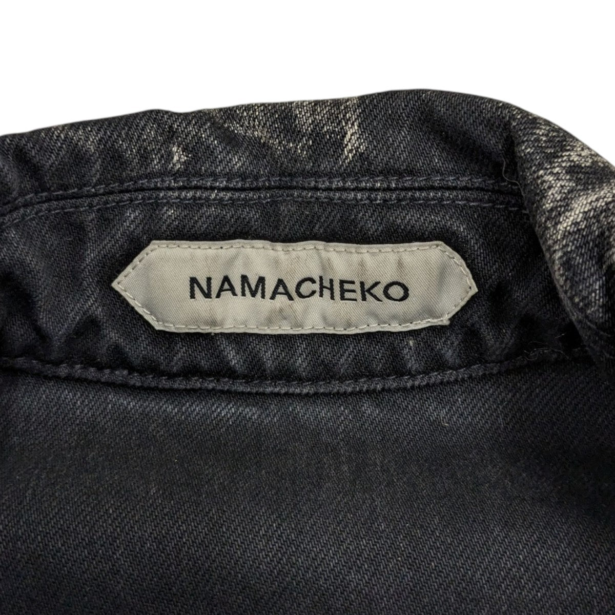 NAMACHEKO(ナマチェコ) デニムジャケット ブラック サイズ XS