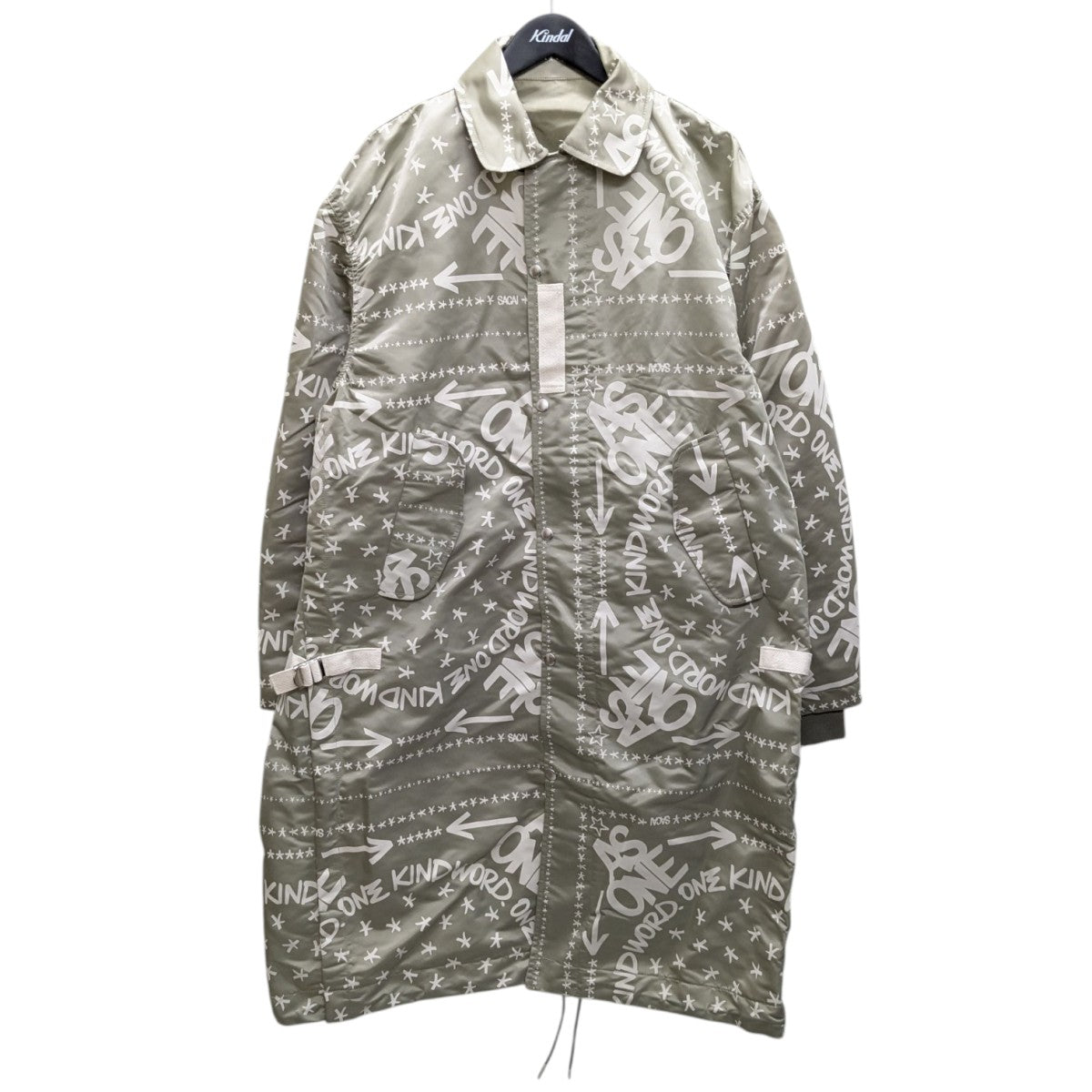 sacai×Eric Haze ロングコート 古着・中古-1枚目のアイテム画像