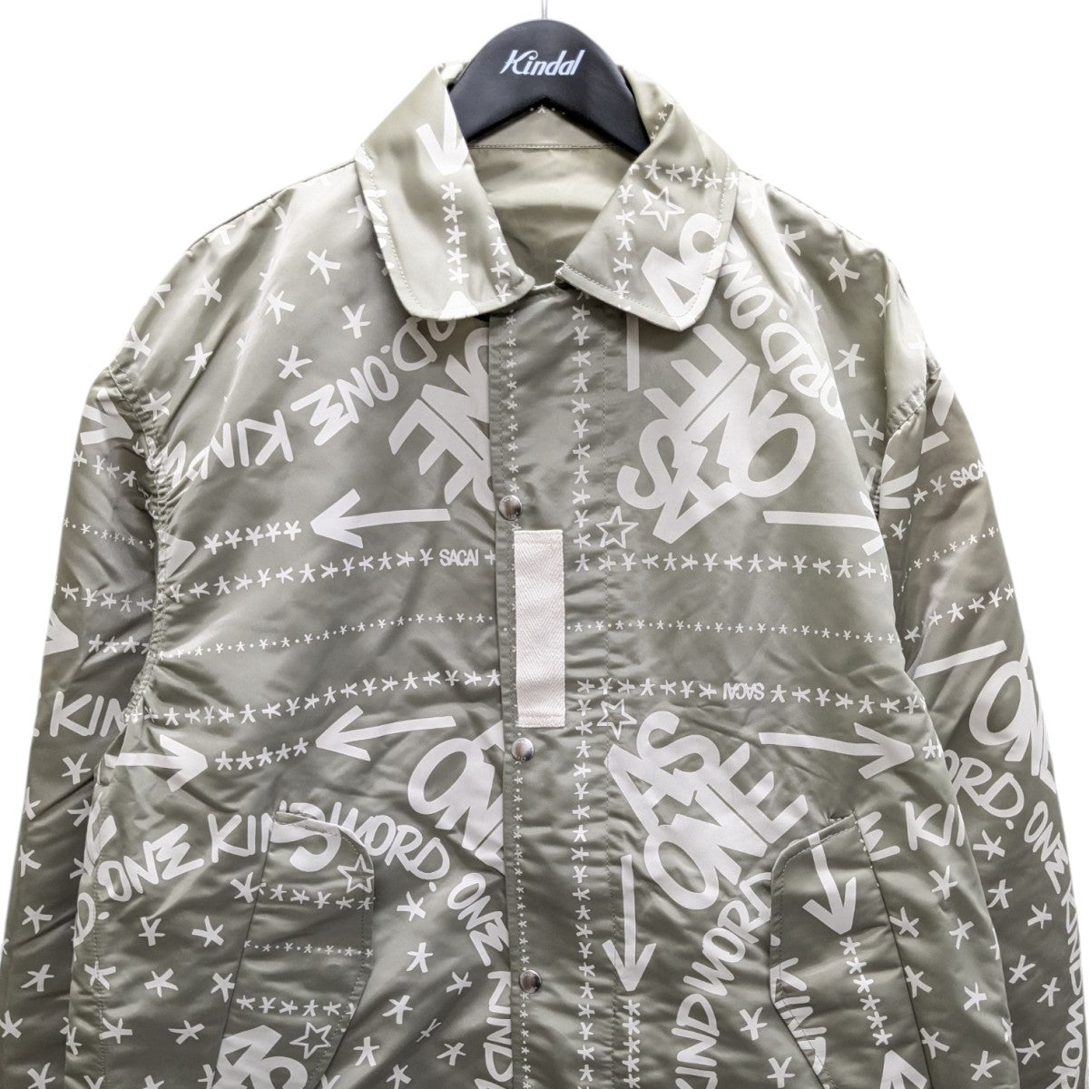sacai×Eric Haze ロングコート 古着・中古-3枚目のアイテム画像