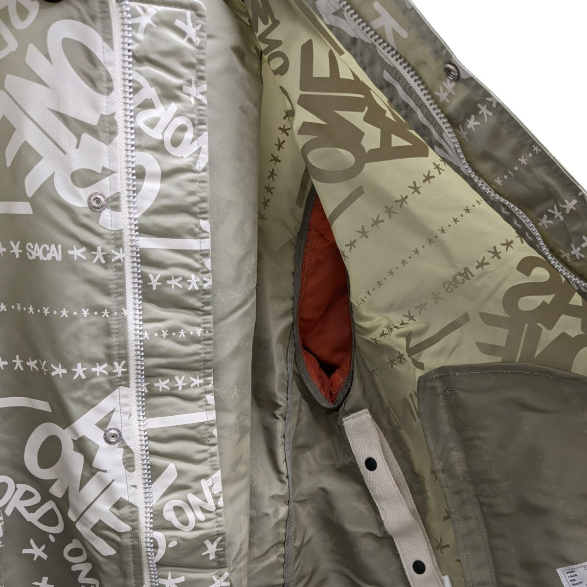 sacai×Eric Haze ロングコート 古着・中古-5枚目のアイテム画像