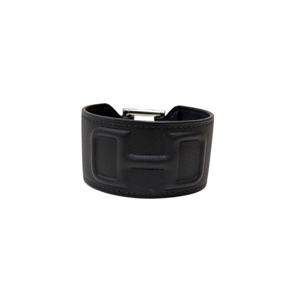 HERMES U刻印 Cuff arm string Morsレザーアームブレスレット 古着・中古-2枚目のアイテム画像