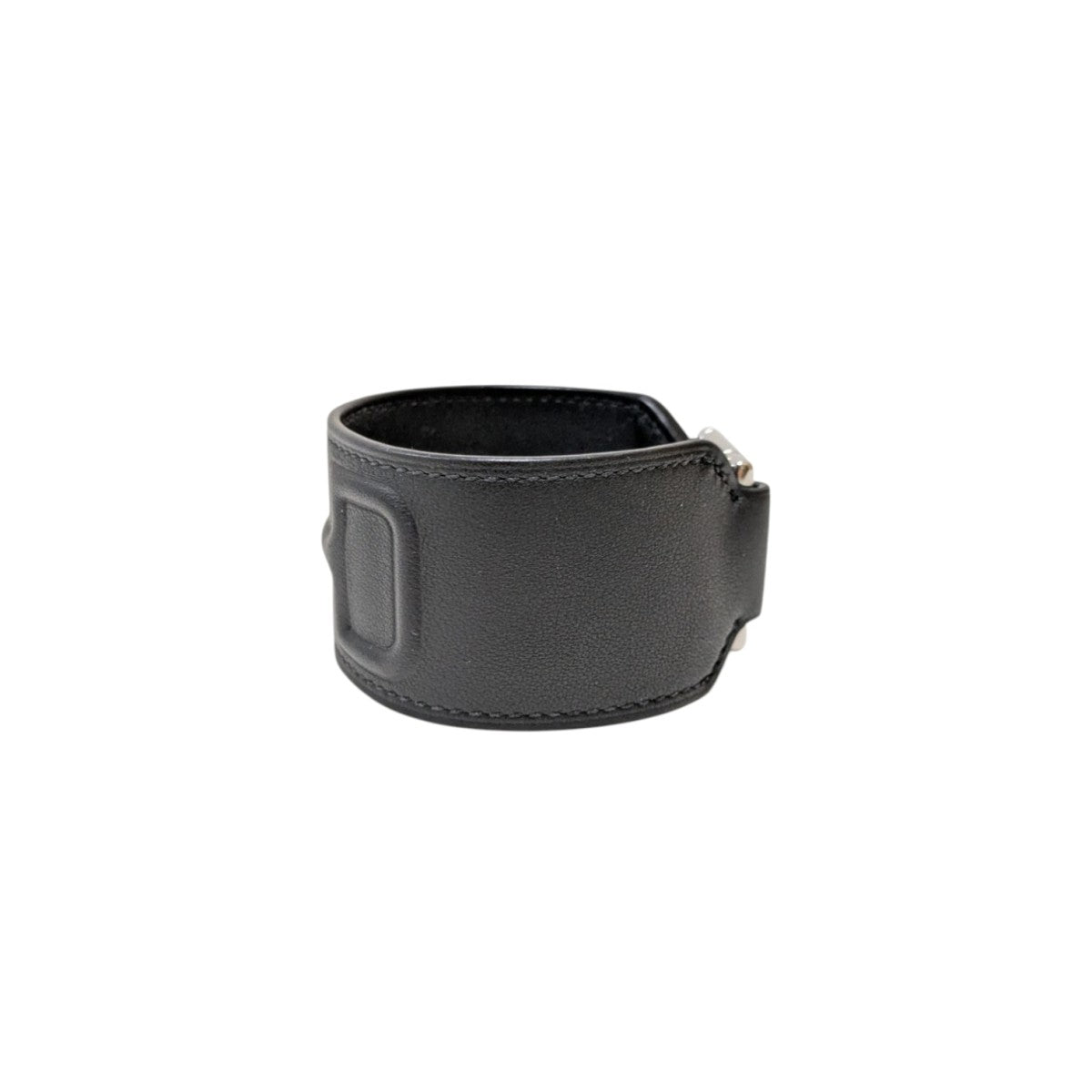 【極美品/希少】エルメス ヴィルヴォルト ブレスレット レザー ブラック U刻印 極美品/希少】エルメス ヴィルヴォルト ブレスレット レザー ブラック