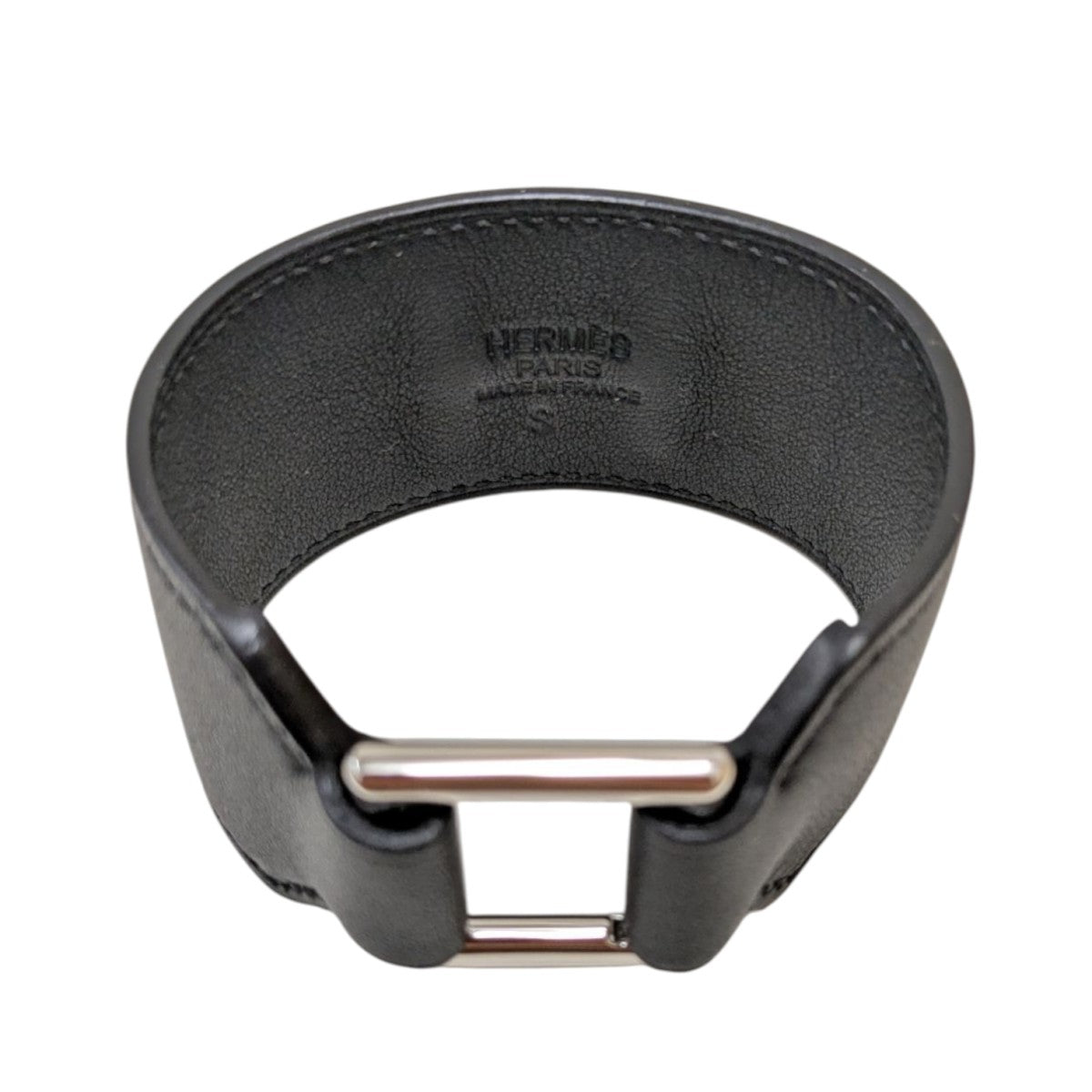 HERMES U刻印 Cuff arm string Morsレザーアームブレスレット 古着・中古-5枚目のアイテム画像