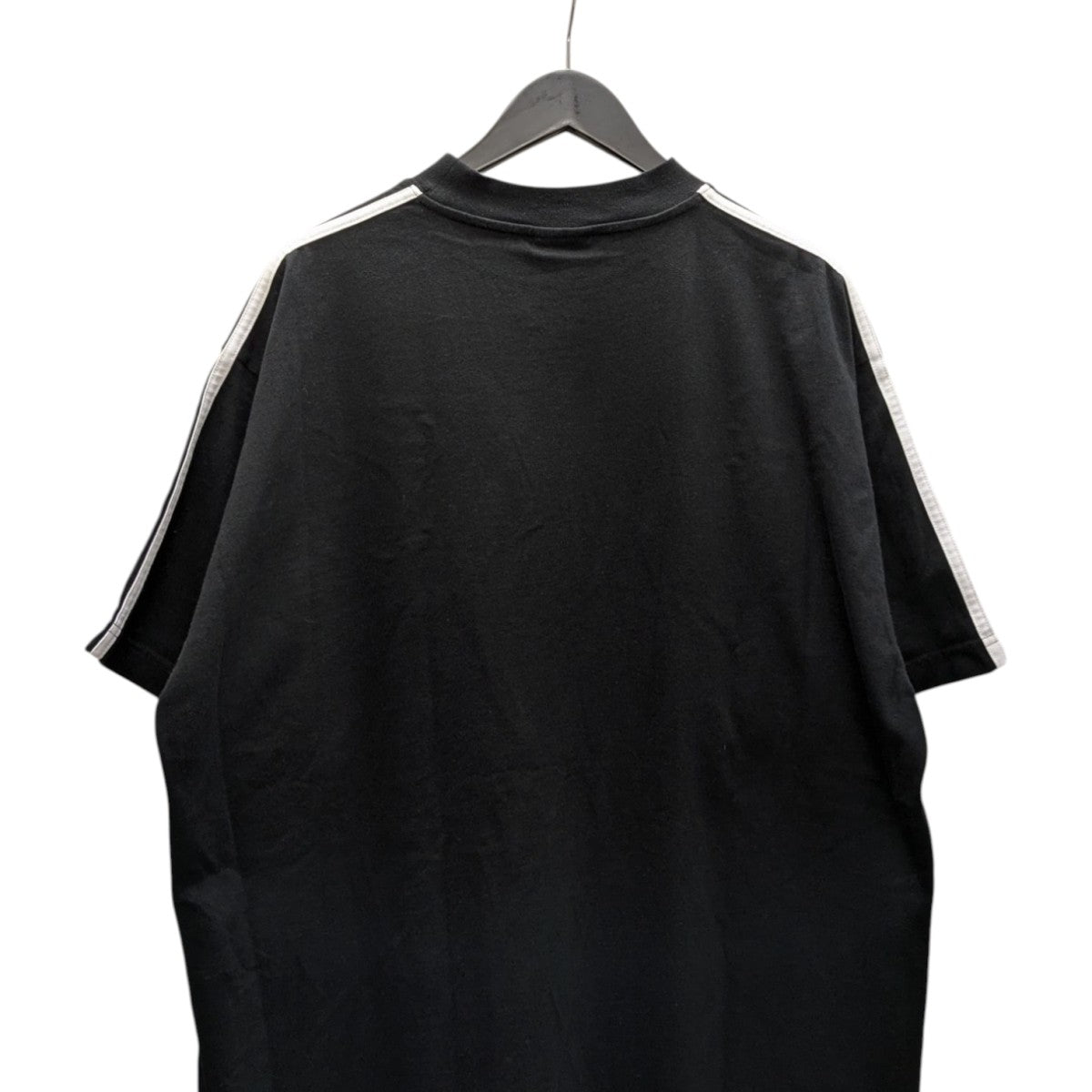 BALENCIAGA×adidas ロゴプリントスリーラインTシャツ739101 TNVA6