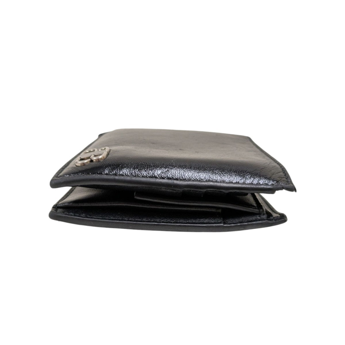 BALENCIAGA(バレンシアガ) BB 二つ折り財布 779971 ブラック
