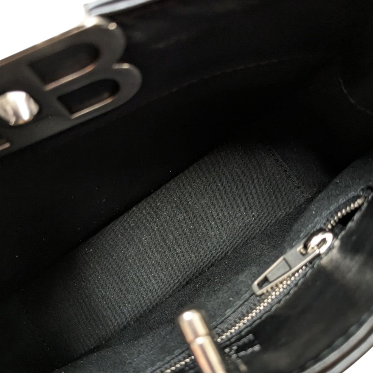 BALENCIAGA(バレンシアガ) Bb soft hoboレザーショルダーバッグ