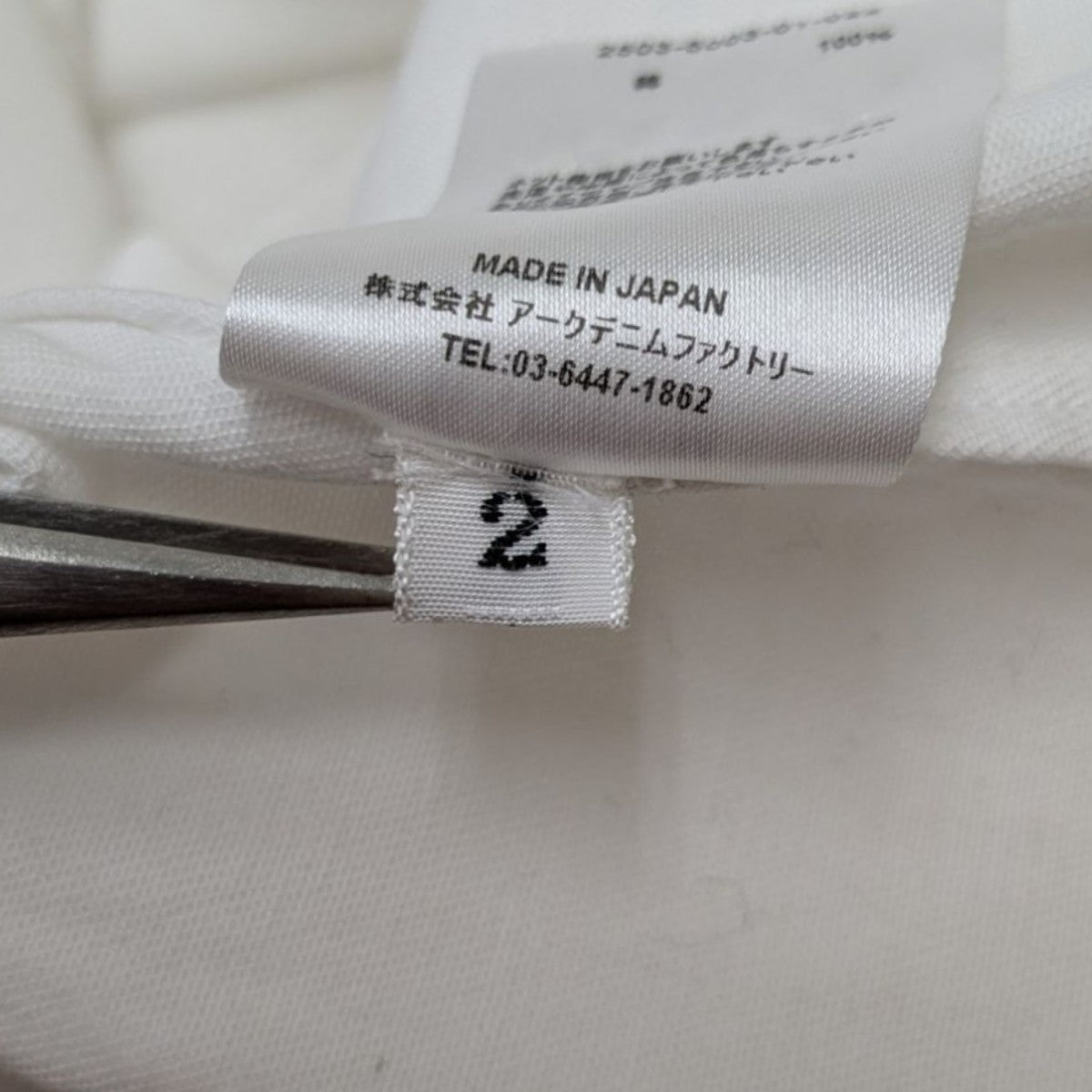 25SSノーカラーシャツ2503-5003-01-022