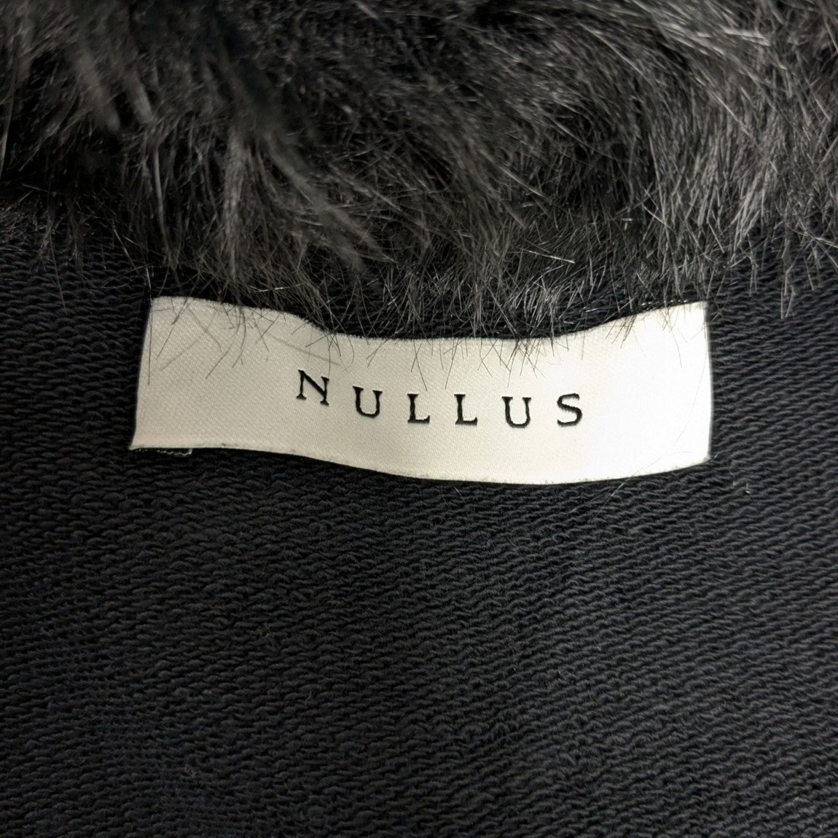 NULLUS(ヌル) 24AW FUR HOODIE ジップファーパーカー NUAW24HOO001