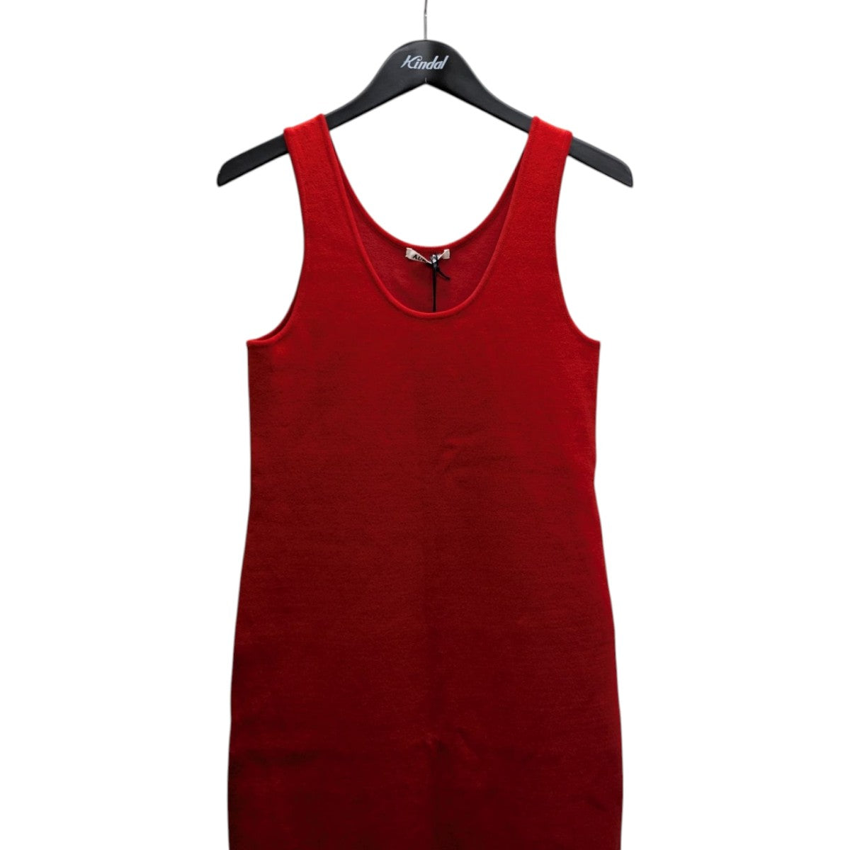 AURALEE 25SSCOTTON SILK STRETCH DOUBLE FACE KNIT DRESSコットン シルク ストレッチ ニット ミディアムワンピースA25SD03WF 古着・中古-2枚目のアイテム画像
